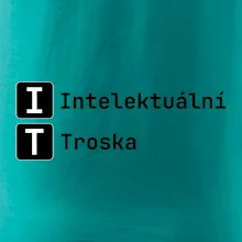 IT Nápis Intelektuální Troska