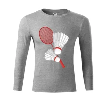 Badminton - pálka a košík