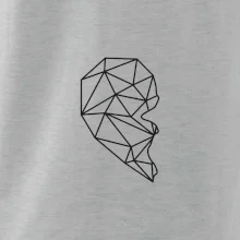 Párovy motiv srdce geometrie - ONA