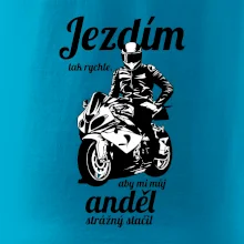 Silniční motorka - jezdím tak rychle, aby mi můj anděl strážný stačil