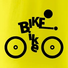 Bike nápis postava