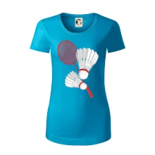 Badminton - pálka a košík