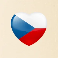České srdce - vlajka