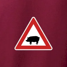 Dopravní značka - Pozor prase domácí