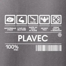 Čárový kód  - Plavec/plavkyně