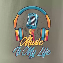 Music is my life sluchátka