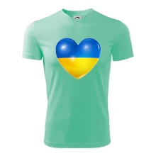 Ukrajina srdce vlajka