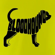Bloodhound nápis v těle