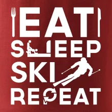 Eat sleep ski repeat