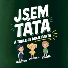 Jsem táta a tohle je moje parta  (obrázky a jména dětí)