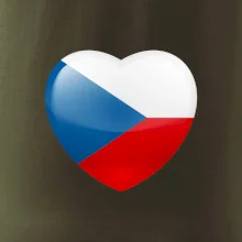 České srdce - vlajka