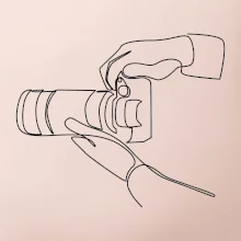 Fotograf jedním tahem