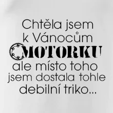 Chtěla jsem dostat motorku - Vánoce