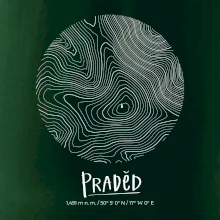 Praděd - vrstevnice v kruhu