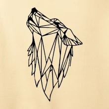 Geometrie - vlk - vyjící