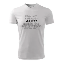 Chtěl jsem k Vánocům auto