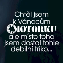 Chtěl / chtěla jsem dostat motorku - Vánoce