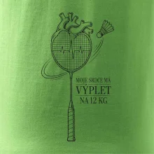 Badminton srdce s výpletem