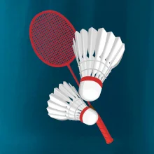 Badminton - pálka a košík