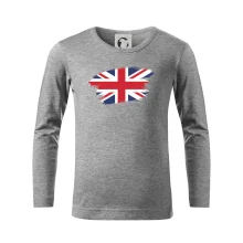 Britská vlajka roztrhaná