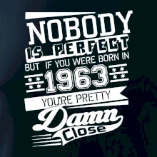 Nobody is perfect - 1963