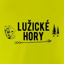 Lužické hory nápis
