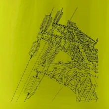 Nákres stožáru vysokého napětí