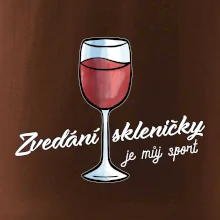 Zvedání skleničky je můj sport