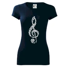 Houslový klíč z not