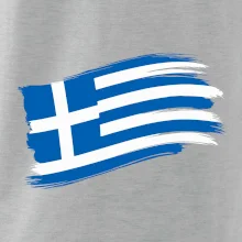 Řecko vlajka - štětkou