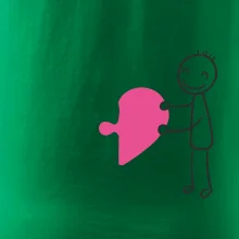 Párová trička puzzle postavička