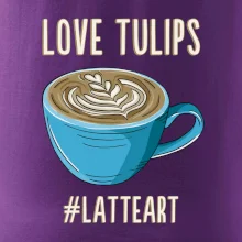 Love tulips - latteart (Radek Pilař ART)