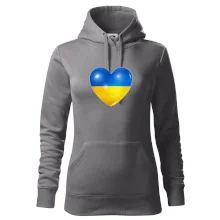 Ukrajina srdce vlajka