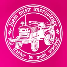 Mistr improvizace starý traktor