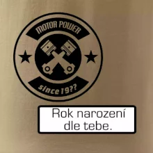 Motor power since (vlastní ročník)