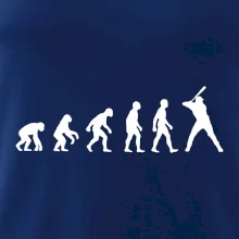 Evoluce baseball pálkař nápřah