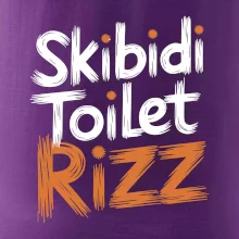 Skibidi Toilet Rizz nápis