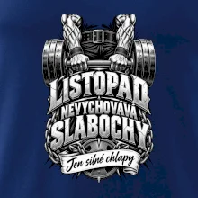 Listopad nevychovává slabochy silový trénink