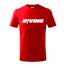 Diving nápis potápěč
