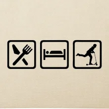 Eat sleep koloběh - koloběžka