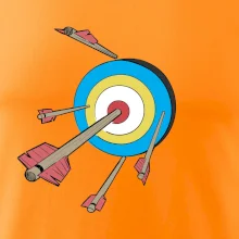 Šípy v barevném terči