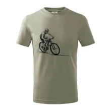 MTB kreslený cyklista