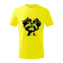 Černobílá karikatura Ši-tzu