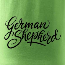 German shepherd - nápis okrasny - nápis okrasný