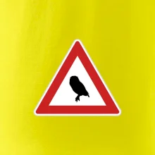 Dopravní značka - Pozor sova