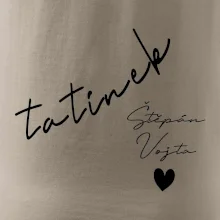 Mikina tatínek  se jmény dětí