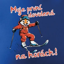 Moje první dovolená na horách hnědá  liška