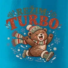 Rodinná vánoční trička - Režim turbo zimní medvídek dítě