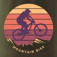 MTB barevné kolo západ slunce