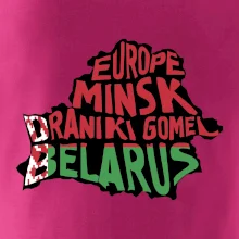 Mapy - názvy měst - Bělorusko